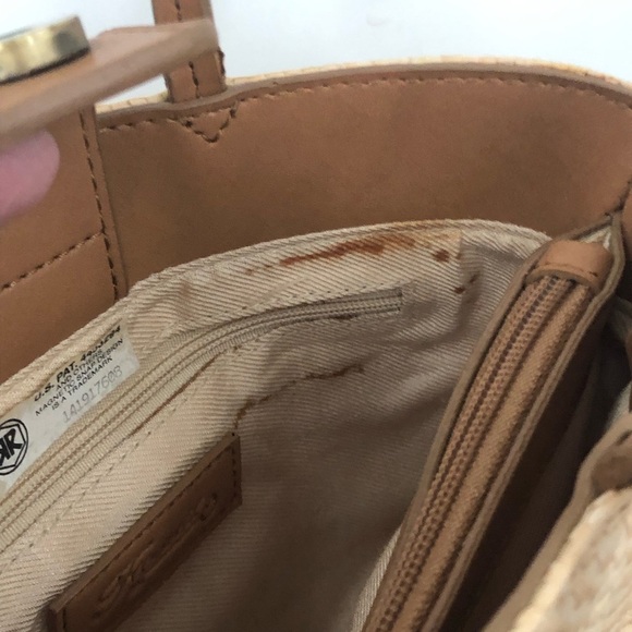 Vintage 90’s Fossil straw crossbody bag with bead detail 0753 - Picture 7 of 12